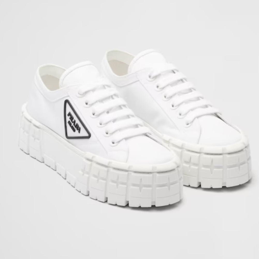 Prada Nylon Sneakers - White